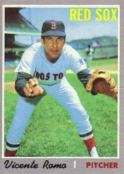 1970 Topps Baseball Cards      191     Vicente Romo